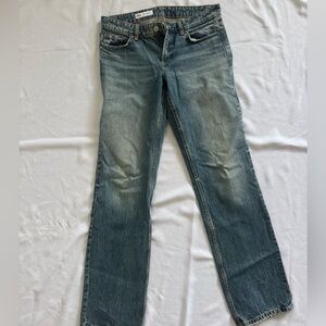 Zara Rustic Blue Low Rise Bootcut Jeans